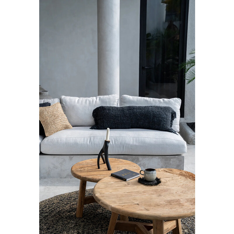 Bazar Bizar Oh My Gee Kussenhoes - Marinezwart - 35x100