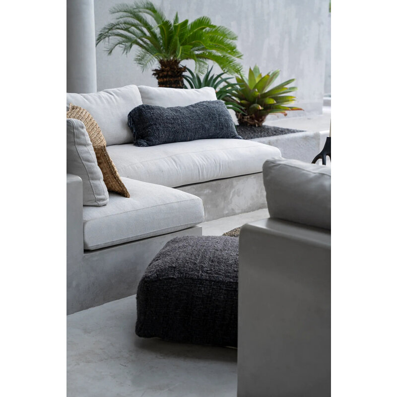 Bazar Bizar Oh My Gee Kussenhoes - Marinezwart - 35x100