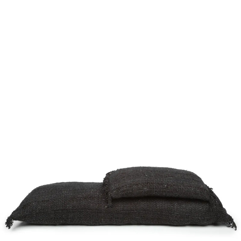 Bazar Bizar Oh My Gee Kussenhoes - Marinezwart - 35x100