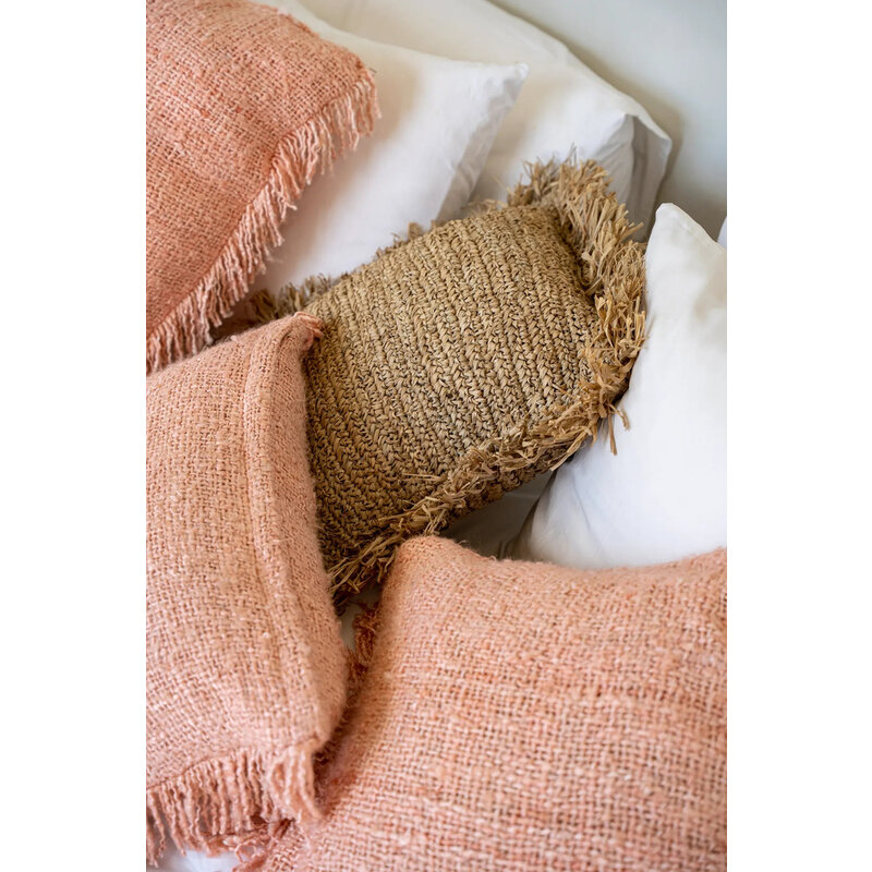 Bazar Bizar-collectie De Oh My Gee Kussenhoes - Zalm Roze - 40x40