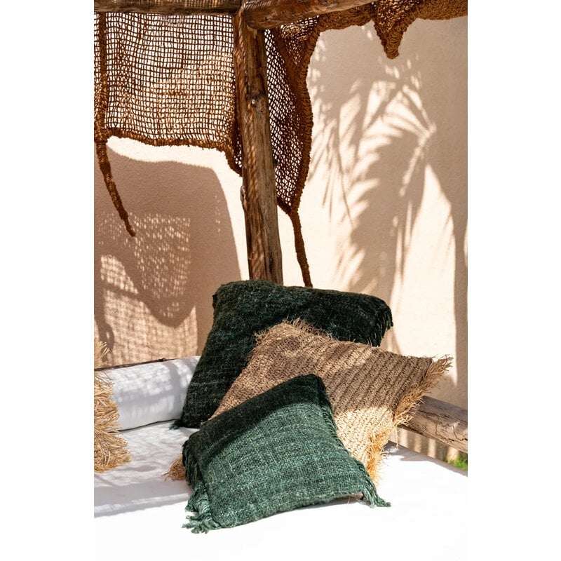 Bazar Bizar-collectie De Oh My Gee Kussenhoes -  Donkergroen - 60x60