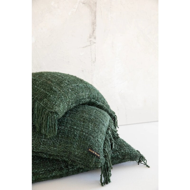 Bazar Bizar-collectie De Oh My Gee Kussenhoes -  Donkergroen - 60x60
