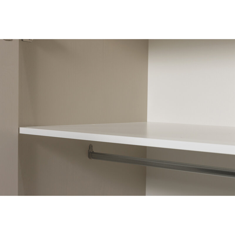 WOOOD-collectie Connect 2 Deurs Kledingkast + Lade Dust [Fsc]