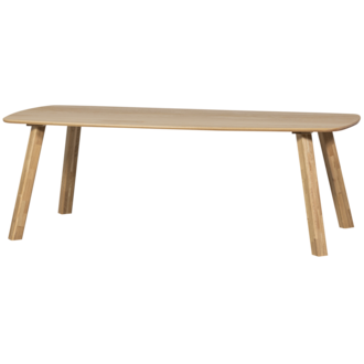 WOOOD Tablo Eettafel Deens Ovaal Dl 220X100Cm Transparant [Fsc]