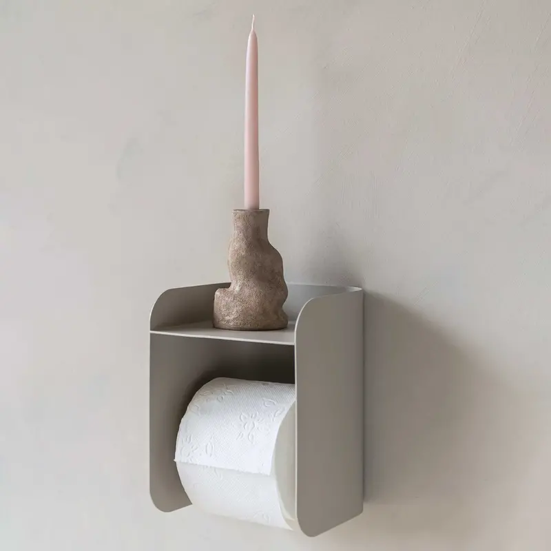Mette Ditmer-collectie Carry Toiletrolhouder Zandgrijs