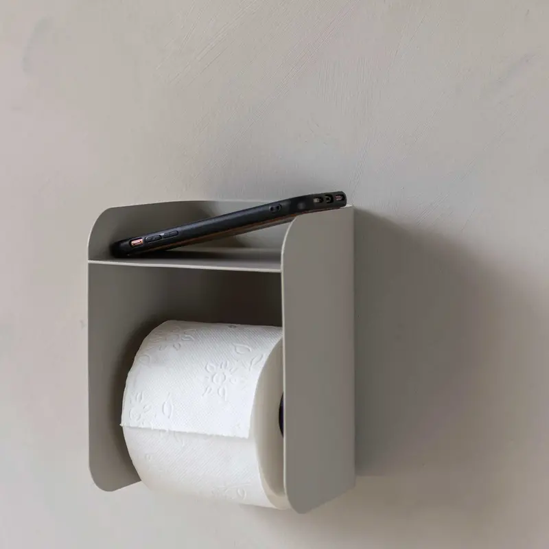 Mette Ditmer-collectie CARRY toilet roll holder  Sand grey