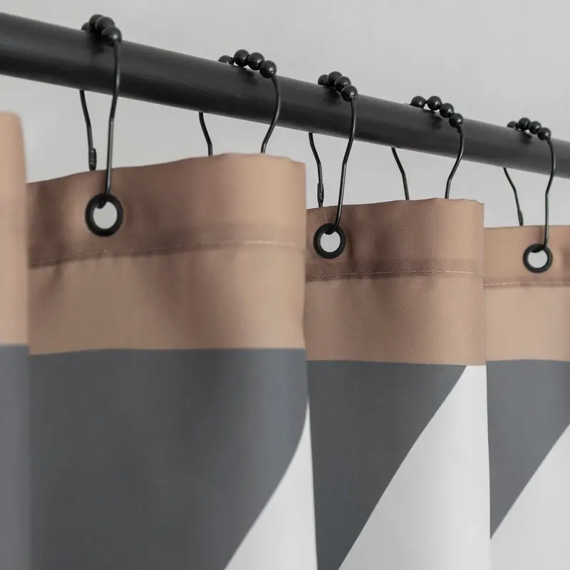 Mette Ditmer-collectie DIAGONAL shower curtain Dark grey
