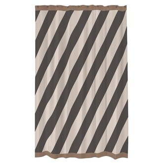 Mette Ditmer DIAGONAL shower curtain Dark grey