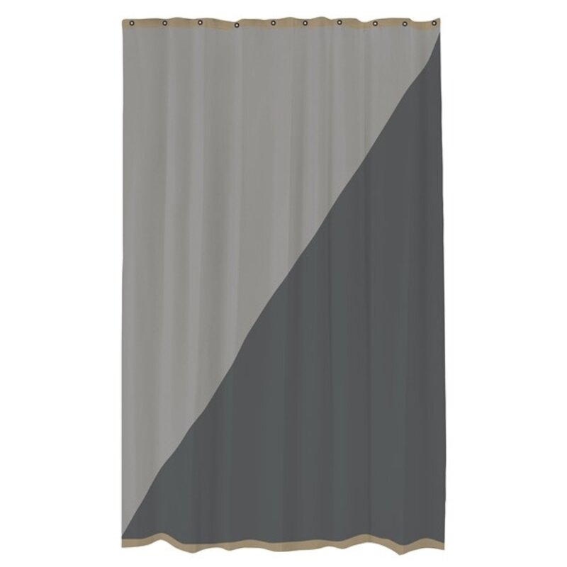 Mette Ditmer-collectie DUET shower curtain Light grey