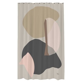 Mette Ditmer GALLERY shower curtain Sand