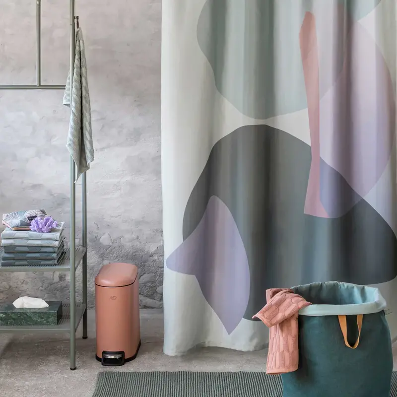 Mette Ditmer-collectie GALLERY shower curtain Frost green