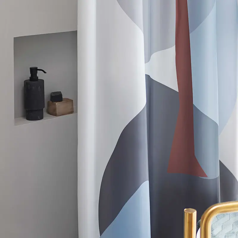 Mette Ditmer-collectie GALLERY shower curtain Light grey
