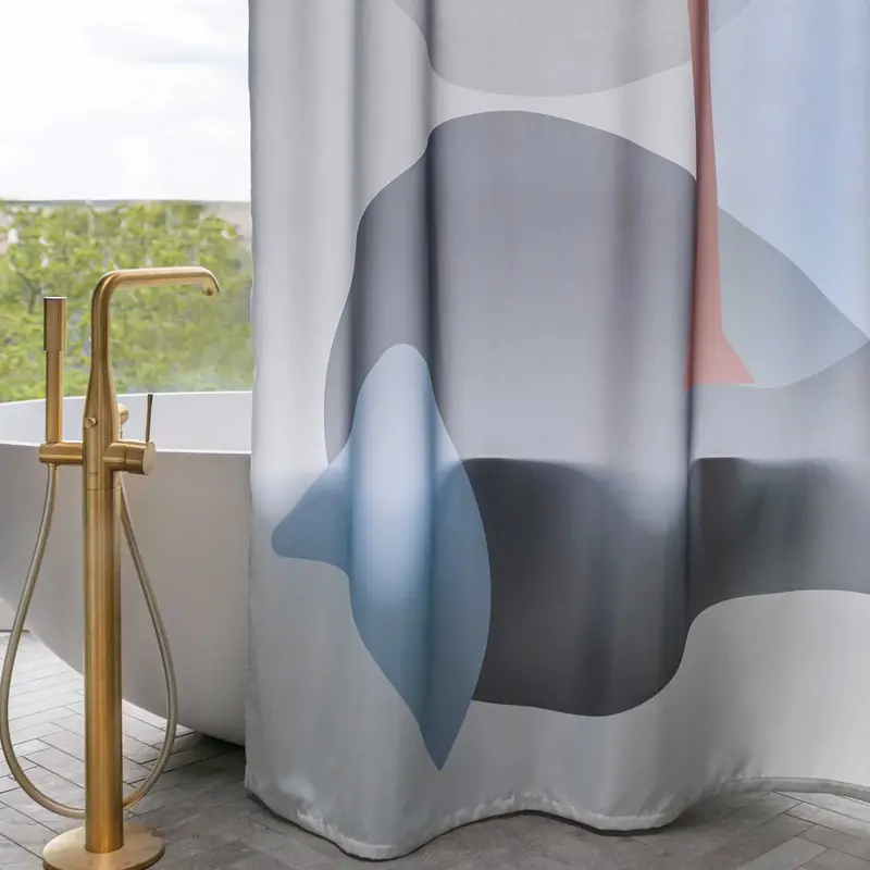 Mette Ditmer-collectie GALLERY shower curtain Light grey