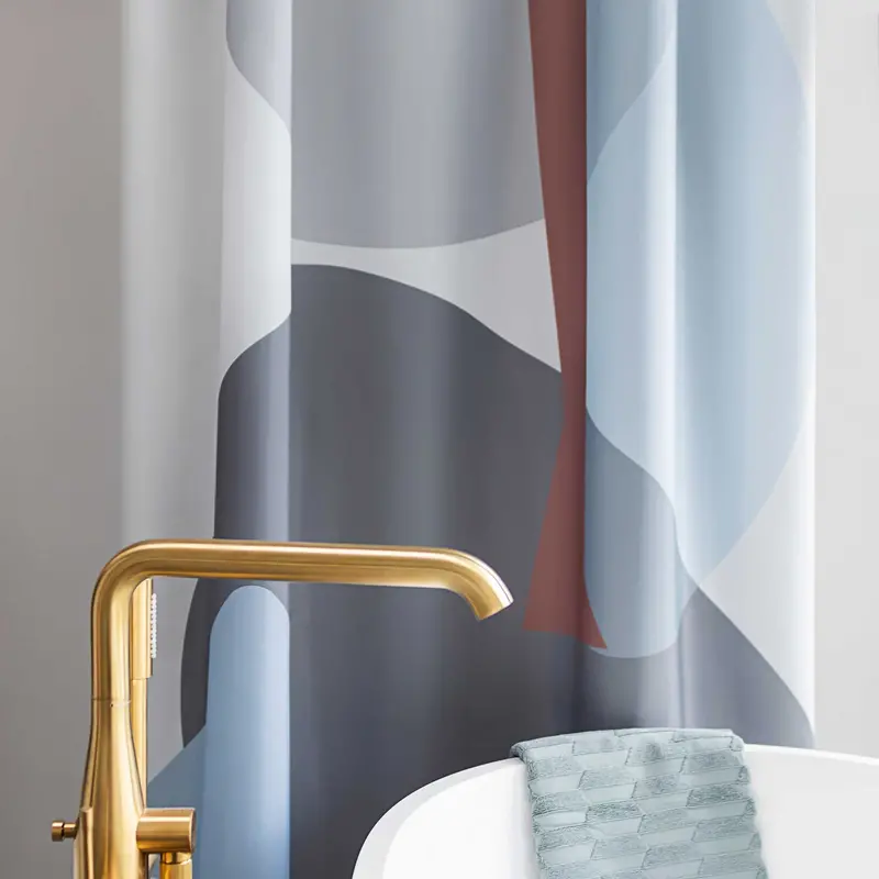 Mette Ditmer-collectie GALLERY shower curtain Light grey
