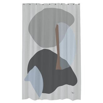 Mette Ditmer GALLERY shower curtain Light grey
