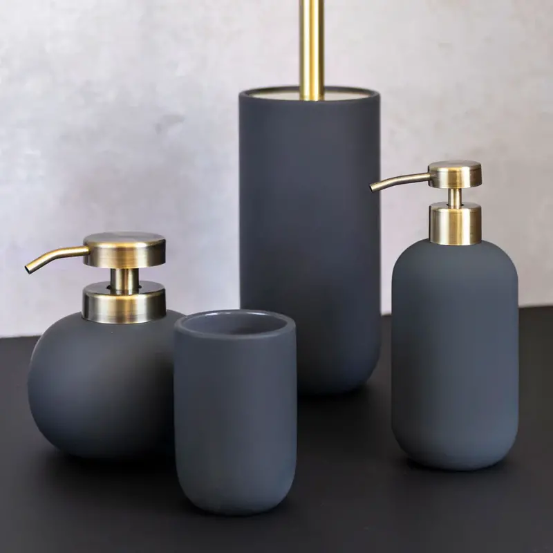 Mette Ditmer-collectie Lotus-Dispenser Hoog Antraciet