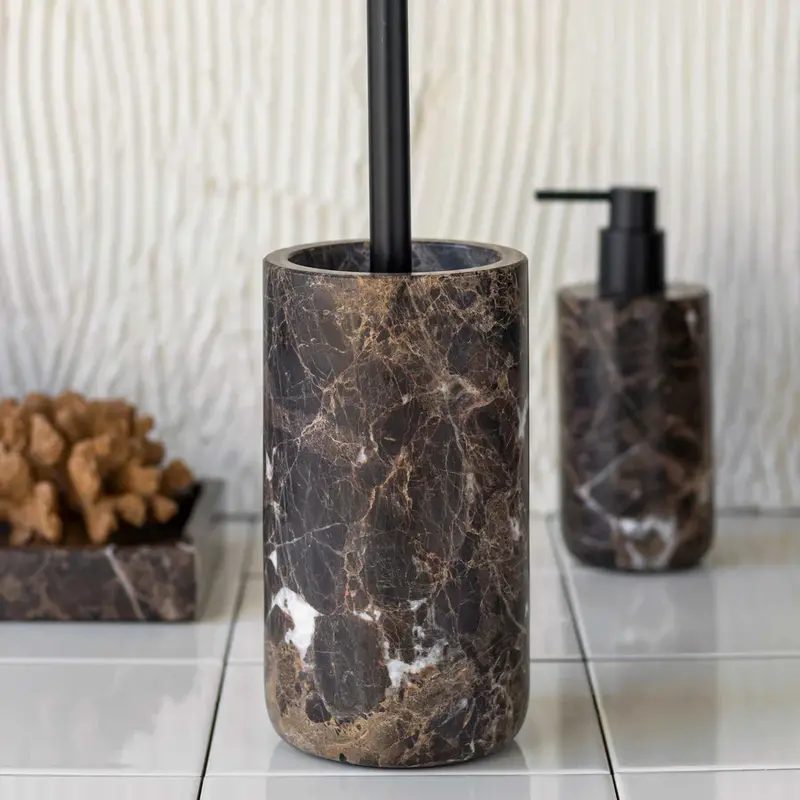 Mette Ditmer-collectie MARBLE toilet brush holder Brown