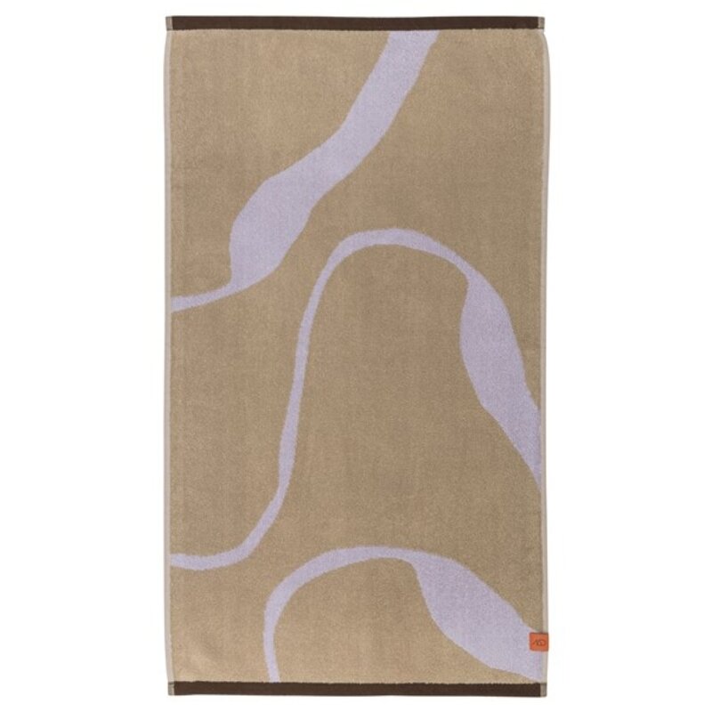 Mette Ditmer-collectie NOVA ARTE bath towel Sand / Lilac