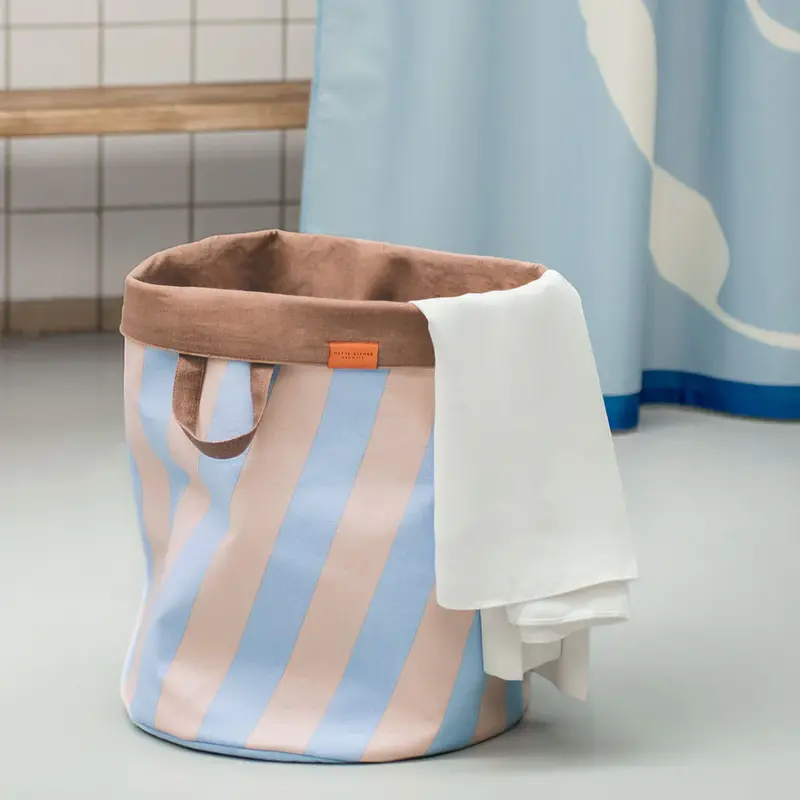 Mette Ditmer-collectie NOVA ARTE laundry bag  Light blue / Powder rose
