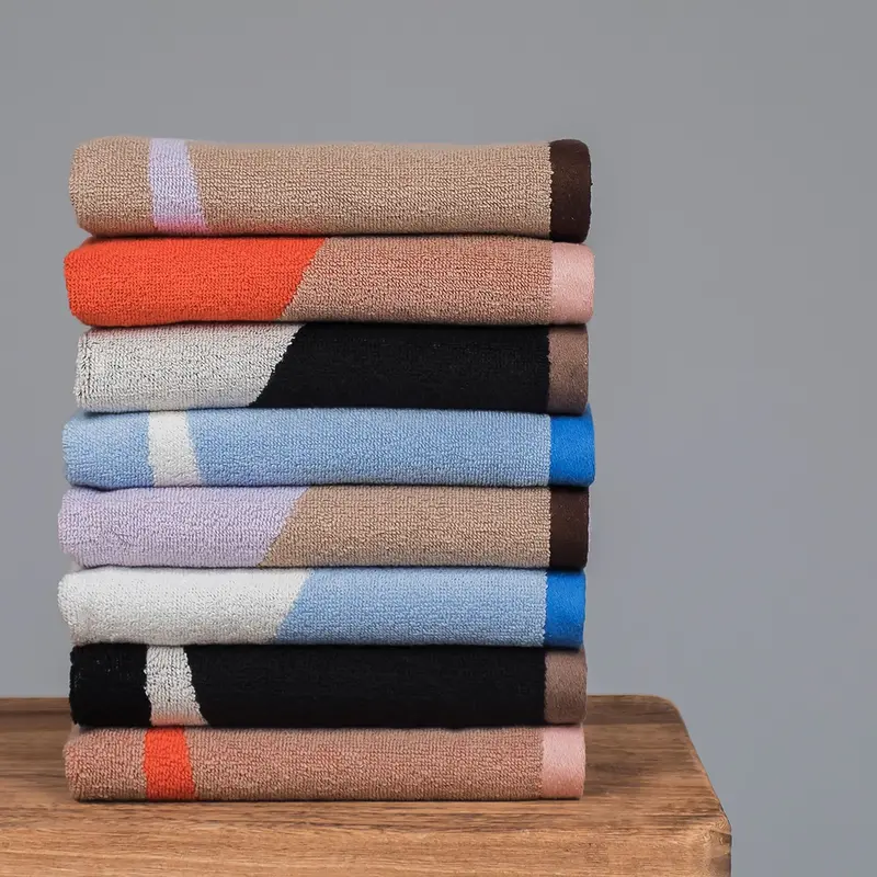 Mette Ditmer-collectie NOVA ARTE towel, 2-pack Sand / Lilac