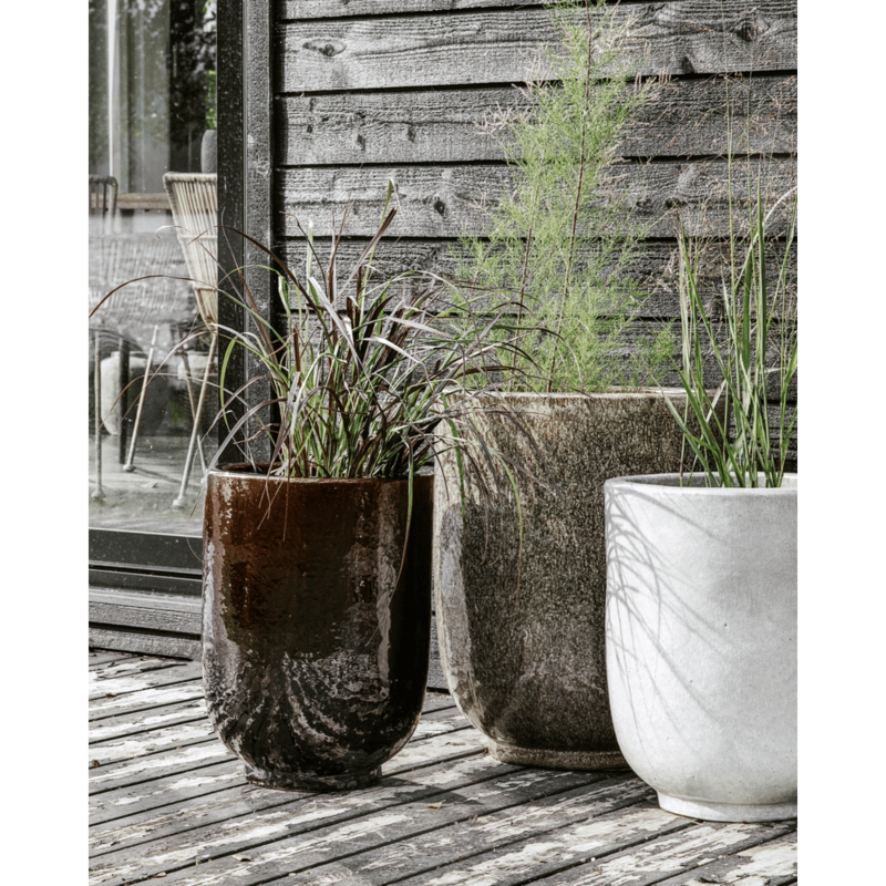 House Doctor-collectie Flower pot Pho Dark brown