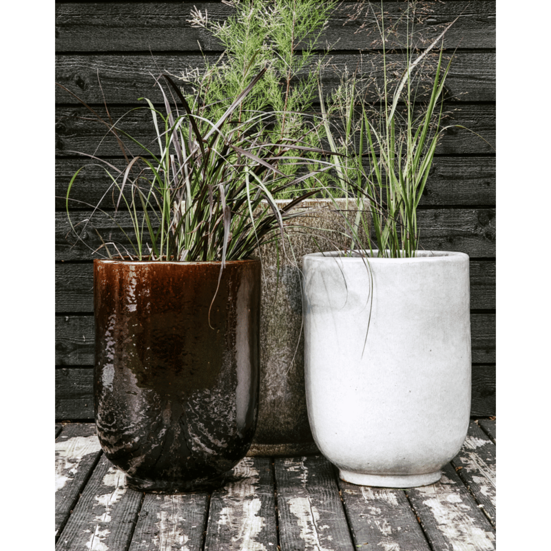 House Doctor-collectie Flower pot Pho Dark brown