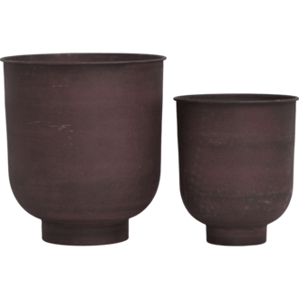 House Doctor Flower pot Vig Burnt henna
