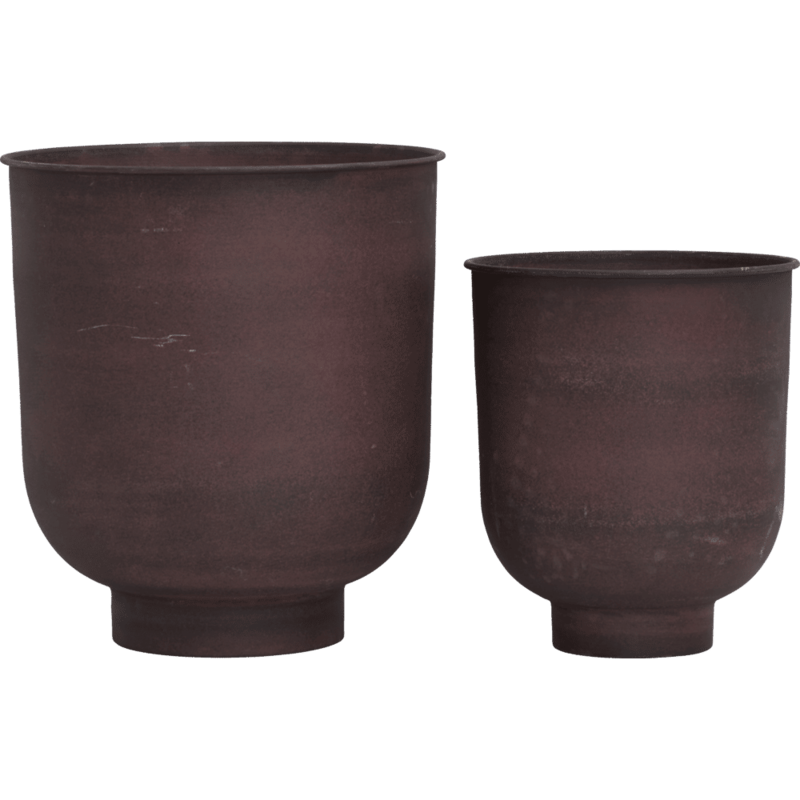 House Doctor-collectie Flower pot Vig Burnt henna
