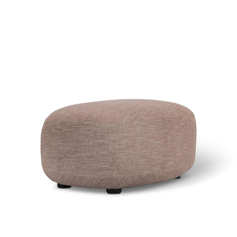 Luusar Purple Ottoman