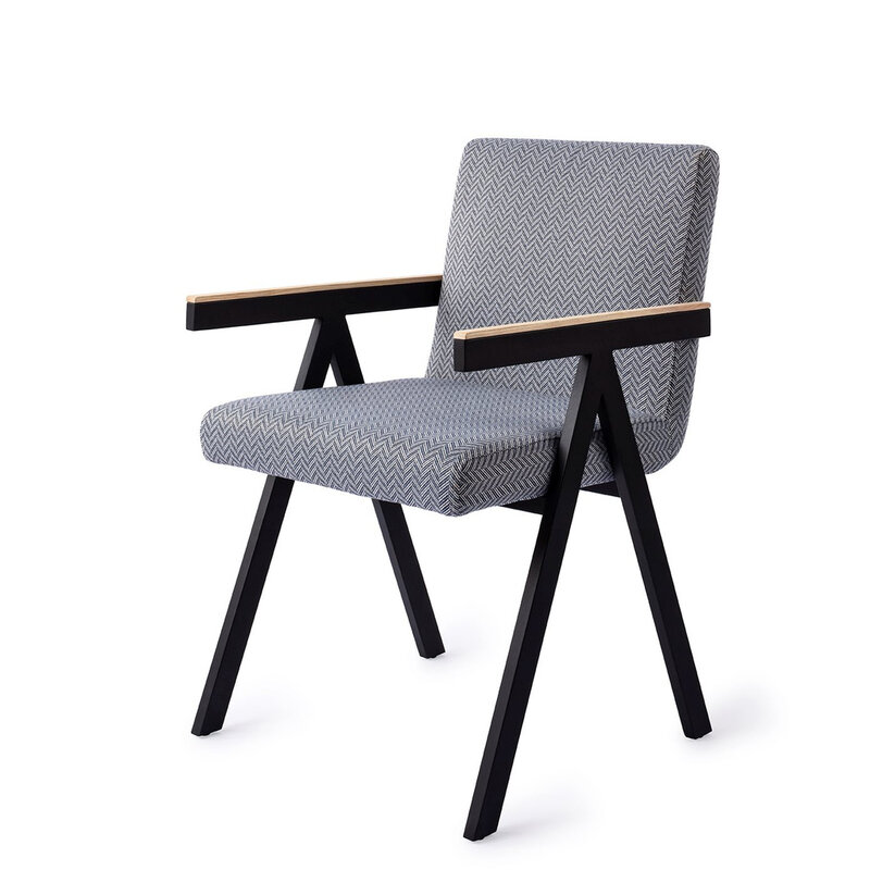 Jesper Home Omuta Dining Chair - Royal Chevron