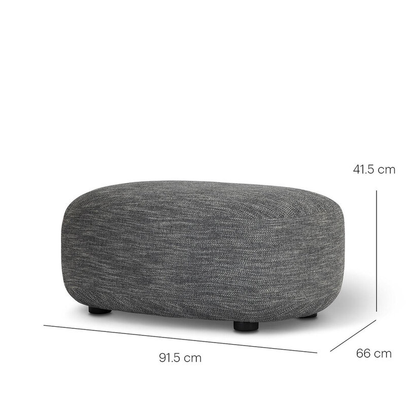 Jesper Home Luusar Antraciet Ottoman