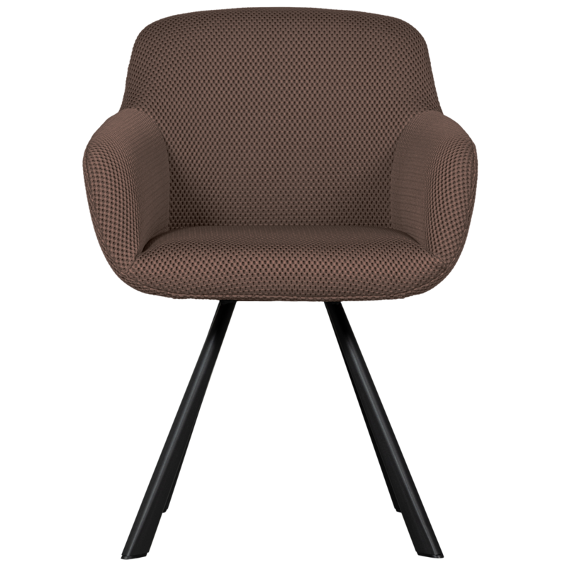 WOOOD-collectie JUNO EETKAMERSTOEL MESH ESPRESSO