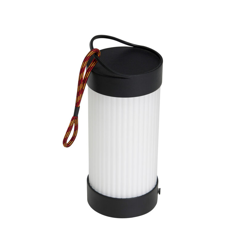 Hübsch-collectie Camp Draagbare Lamp Zwart