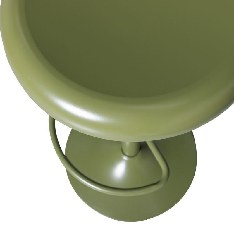 WOOOD-collectie Isaac Barkruk Metaal Warm Groen