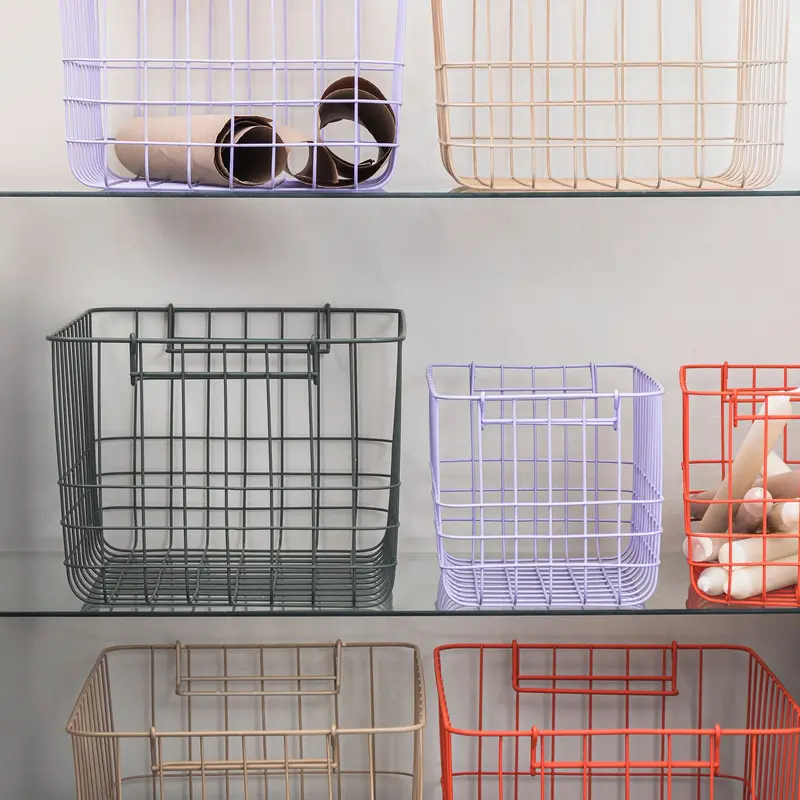 Mette Ditmer-collectie STORE-IT basket, medium Thyme green