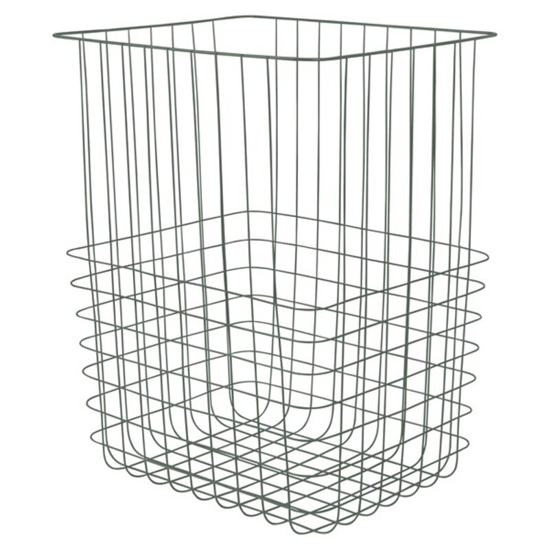 Mette Ditmer-collectie STORE-IT basket with canvas bag, large  Thyme green