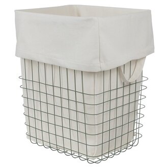 Mette Ditmer Store-It Mand Met Canvas  Tas, Groot Tijmgroen