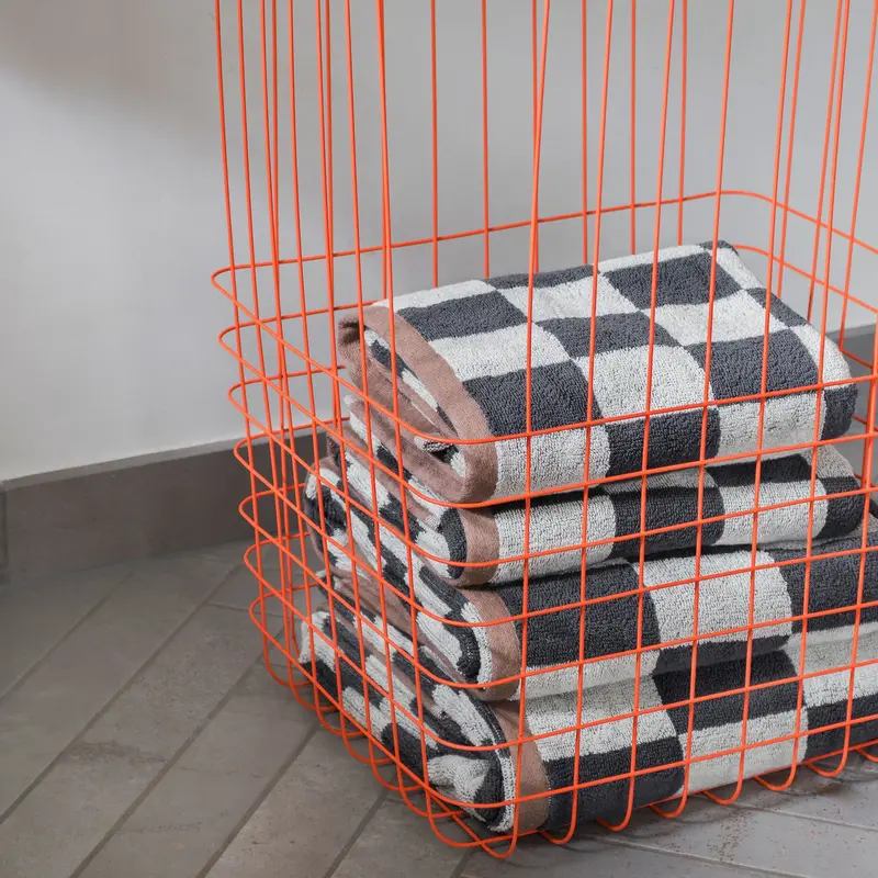 Mette Ditmer-collectie STORE-IT basket with canvas bag, large  Orange