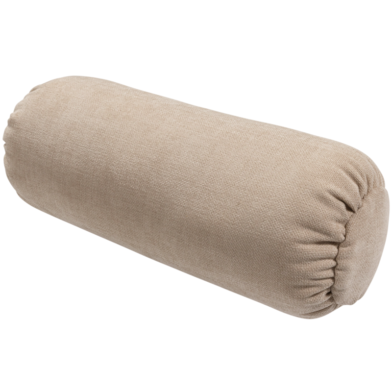 WOOOD-collectie BAGGY ROLKUSSEN 50xO23CM GEWEVEN CHENILLE ZAND