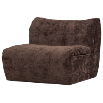 WOOOD Baggy 1-Zits 3D Chenille Donkerbruin
