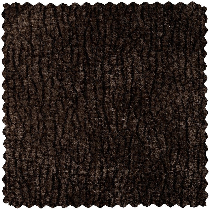 WOOOD-collectie Baggy 1-Zits 3D Chenille Donkerbruin