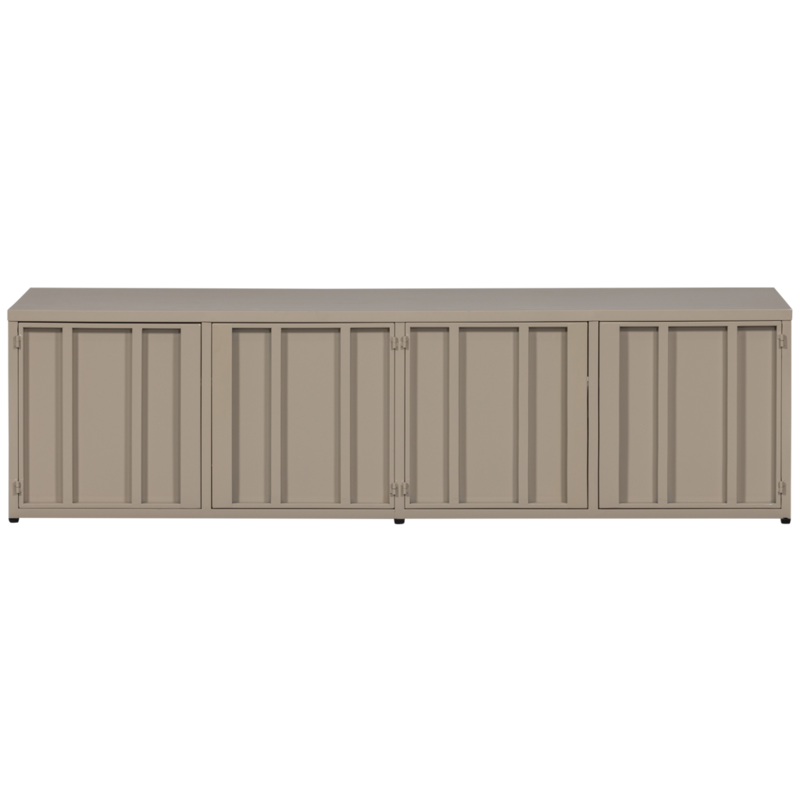 WOOOD-collectie LEVEL TV-MEUBEL METAAL ZAND 44x160CM