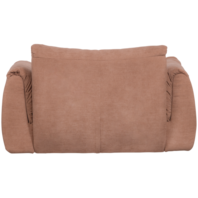 WOOOD-collectie Baggy Loveseat Geweven Chenille Oudroze