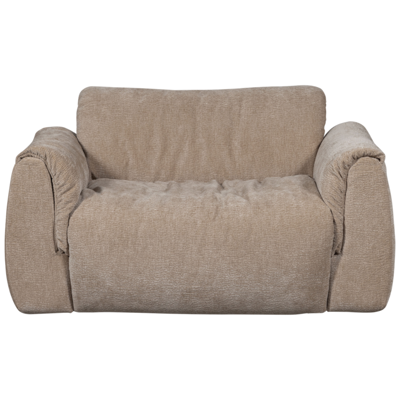 WOOOD-collectie Baggy Loveseat 3D Chenille Zand