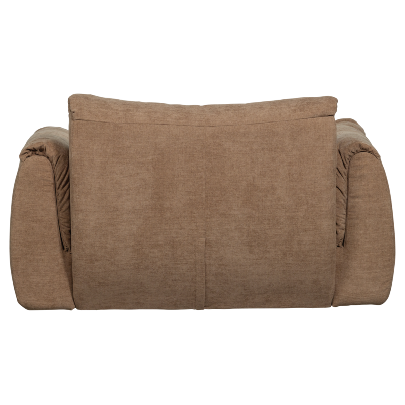WOOOD-collectie BAGGY LOVESEAT GEWEVEN CHENILLE BRUIN