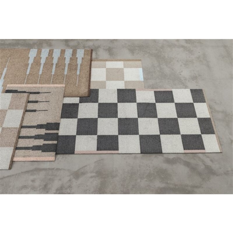 Mette Ditmer-collectie SQUARE, all-round mat, large Dark grey