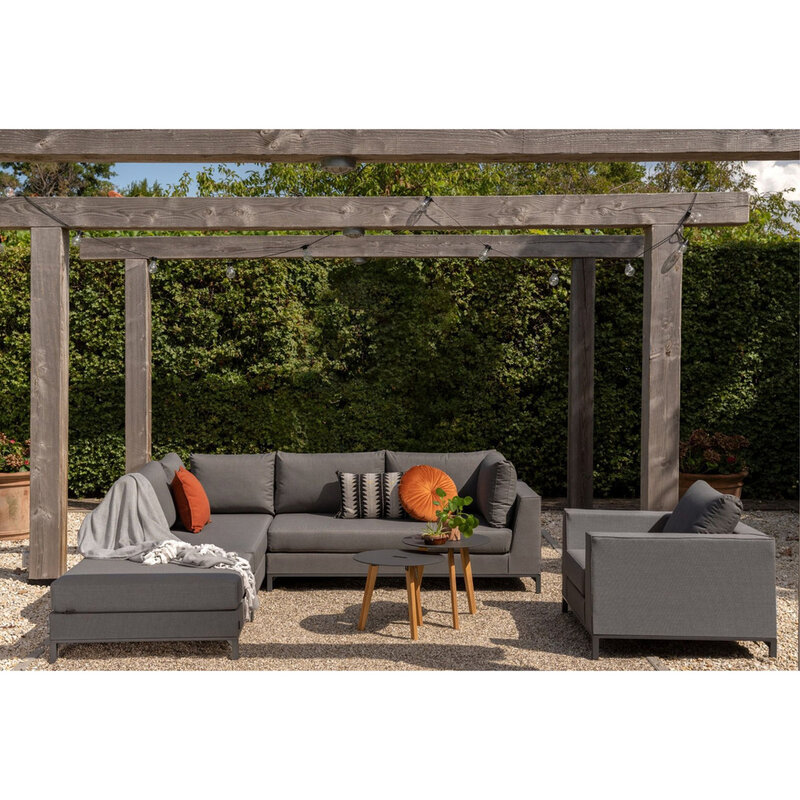 WOOOD-collectie SICILIË FAUTEUIL STONE GREY