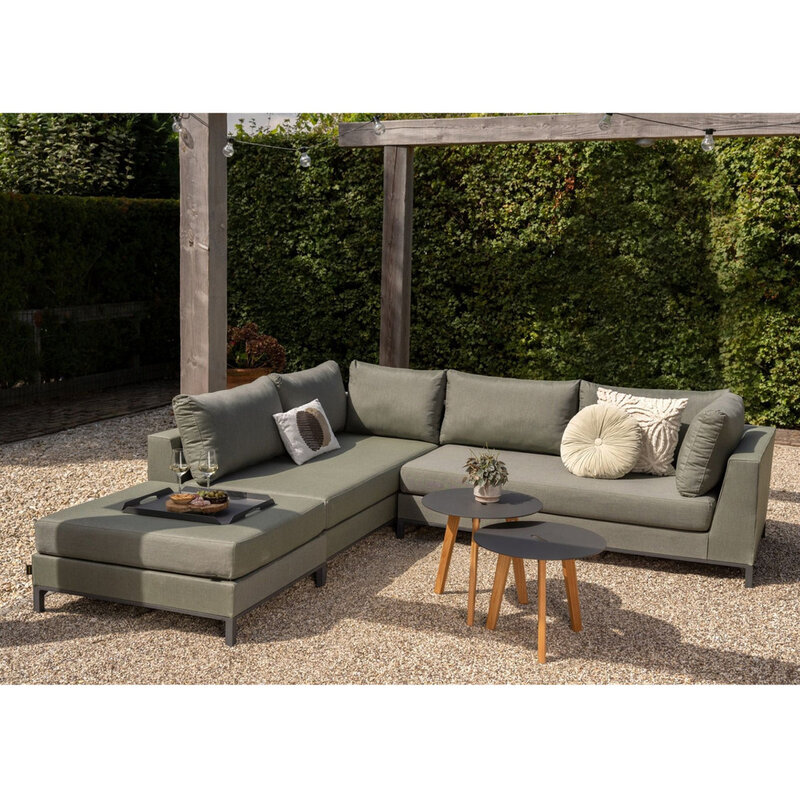 WOOOD-collectie Capri Loungeset Links Groen