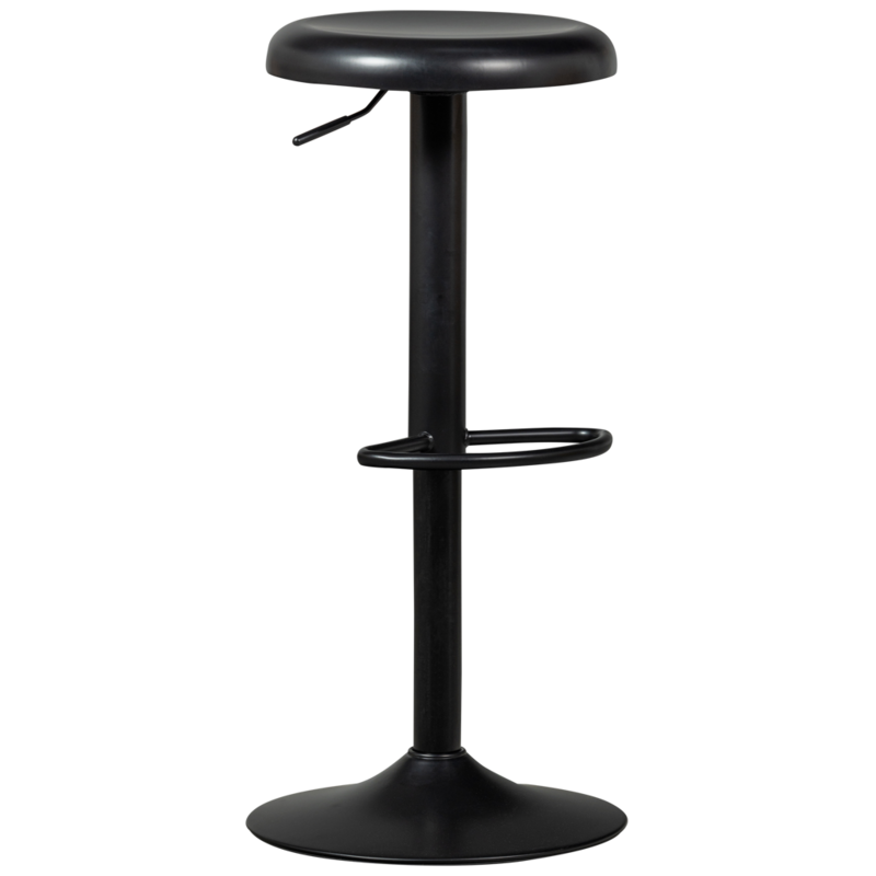 WOOOD-collectie Isaac Barkruk Metaal Zwart