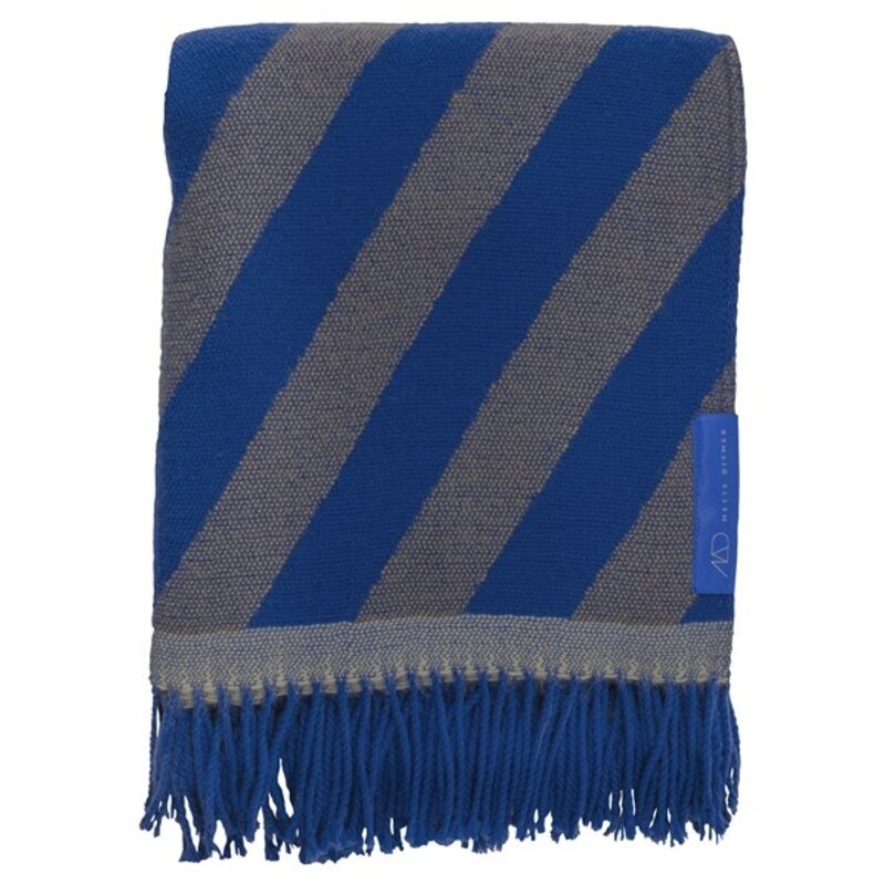 Mette Ditmer-collectie RETRO throw Cobalt